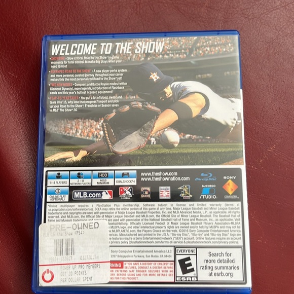 🎮 PS4 MLB Show 16 video Game - Picture 2 of 4
